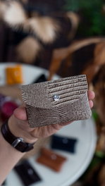 Zoozie Bags Tarjetero de Piel Murcia - Latte